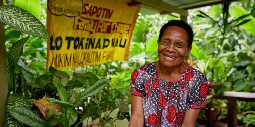 PNG woman smiling